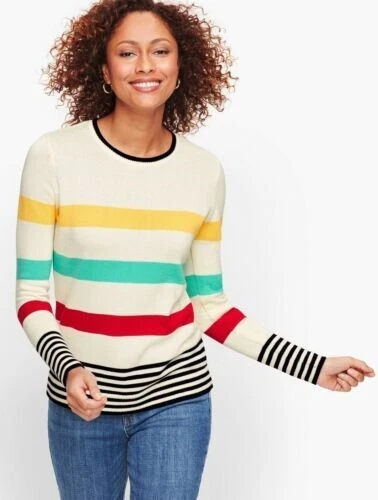 Talbots striped clearance sweater