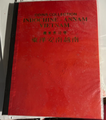 Coins Collection Indochine-Annan Vietnam Sealed Book/Album, 34