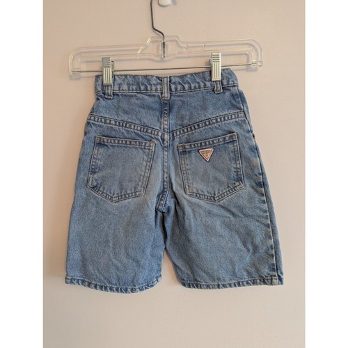 Vintage 90s Guess Kids Jean Shorts size 7 - Picture 4 of 6