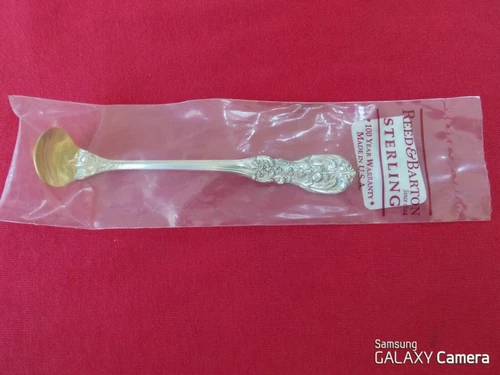 Francis I by Reed & Barton Sterling Silver Mustard Ladle, New in The Wrapper