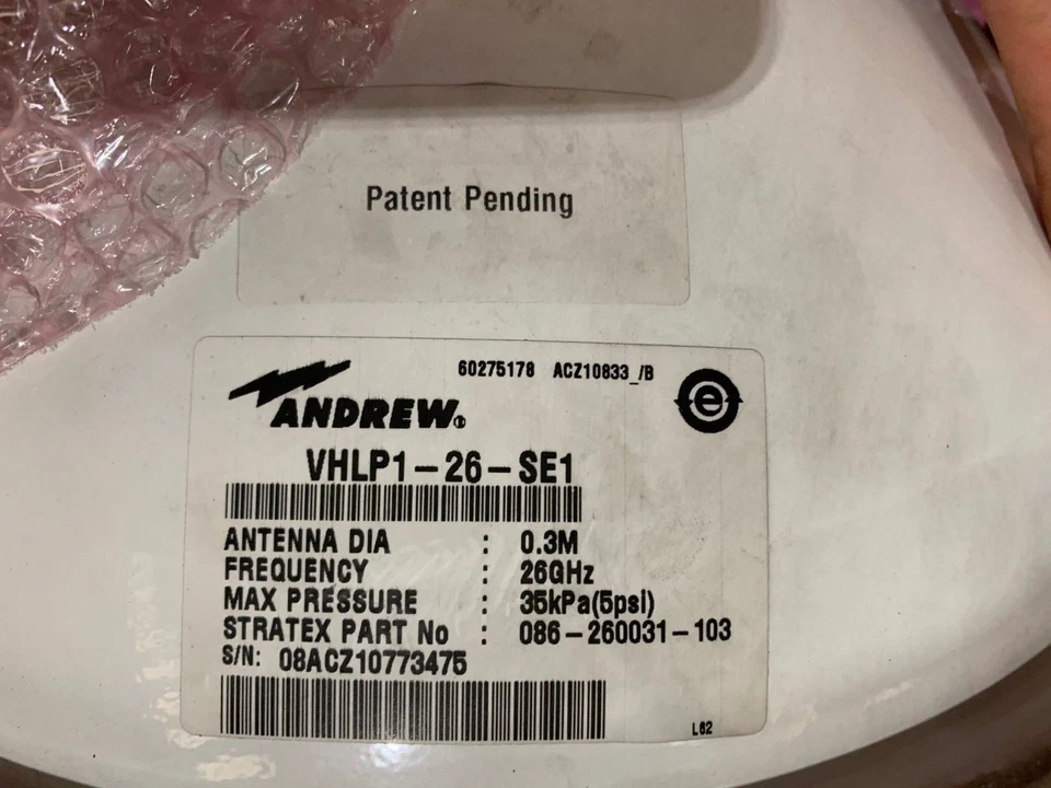 Antena ANDREW VHLP1-26-SE1 26 GHz Foto 2 de 2