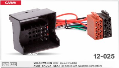 ISO Radio Adapter Radio Kabel Auto Radio kompatibel AUDI A3 A4 A5 A6 Q5 Q7 TT