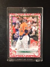#1/99 FOTL 2022 Topps Holiday Ben Baller Yordan Alvarez Red Metal Snowflake #183