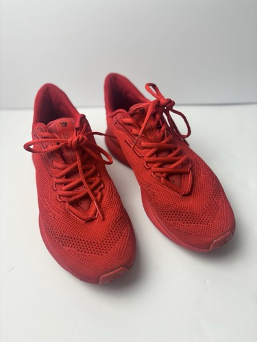 Rudis Journey JB1 Shoes 'All I See Is Gold' Red Knit Men's 10 Sneakers Lace Up