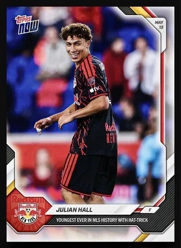 Julian Hall – Julian Hall - 2026 MLS Topps NOW® - Card 43 - PR: 1190