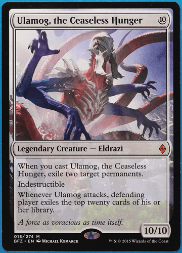 Ulamog, the Ceaseless Hunger Battle for Zendikar NM CARD (506860) ABUGames - Picture 1 of 2