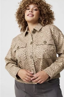 NWOT TORRID LEOPARD PRINT Stretch Twill Jacket SIZE 6X