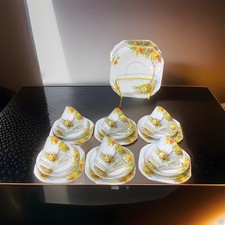 1940 s floral designs english antique tea set