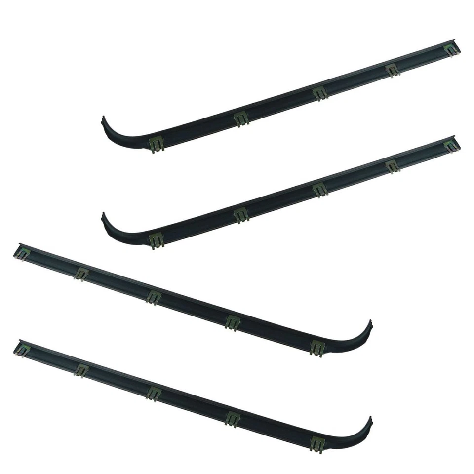 Rubber Weatherstrip Door Seals Window Sweep 13 Piece Kit Set for 87-91 Bronco - Image 4 of 4
