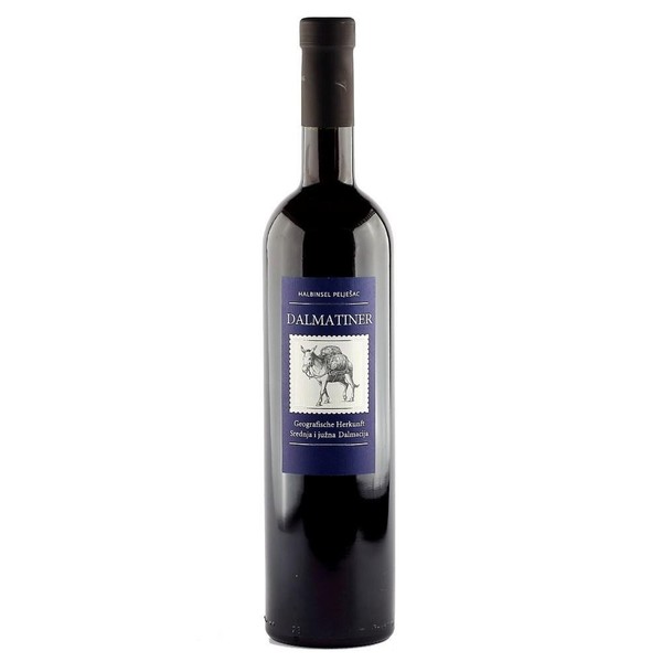 (9,32 Eur/L) Dalmatiner Badel Lieblich Rotwein 0,75L Dalmatien Kroatien-image