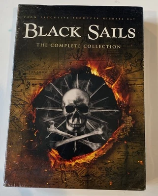 Black Sails Complete Series Seasons 1-4 DVD 12-Disc Box Set New Sealed - Image 1 of 3