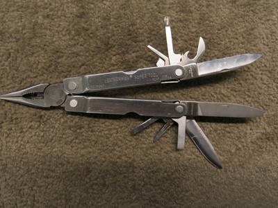 Leatherman Supertool Multi Plier Missing Saw Blade No Sheath 02/ 1995 Dated USA