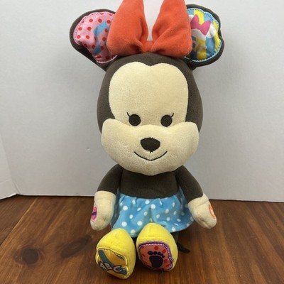 Disney Hooyay Hug and Play Talking Minnie Mouse 14'' Plush Head Start WORKS
