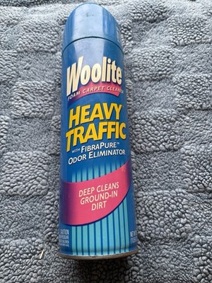 Vintage 2000 WOOLITE Foam Carpet Cleaner~Heavy Traffic~NOS 22oz~Use/Prop**READ**