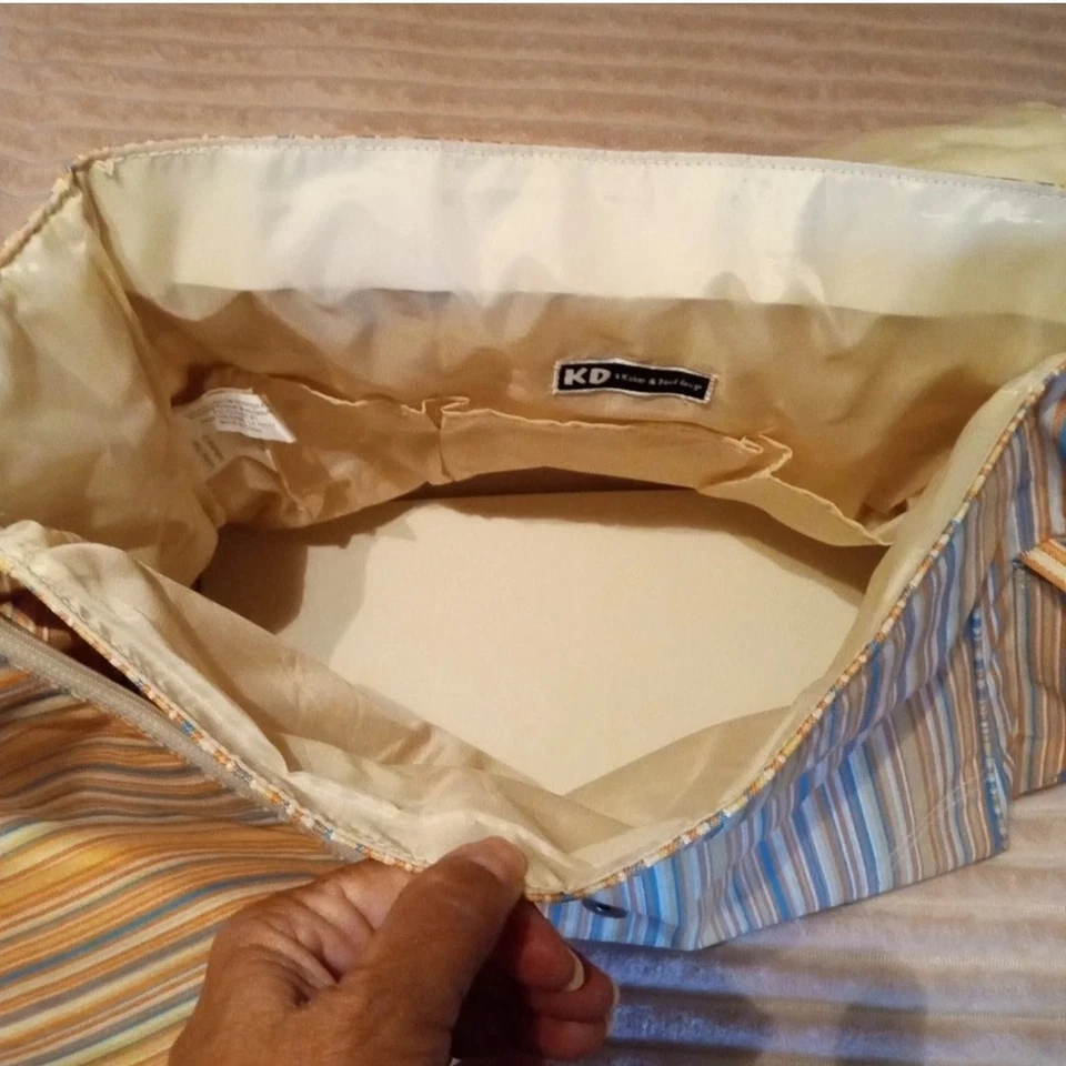 KALENCOM KD KICKER AND DAVID DESIGN DIAPER BAG SILVER SPOON COLLECTION  - Image 3 of 4