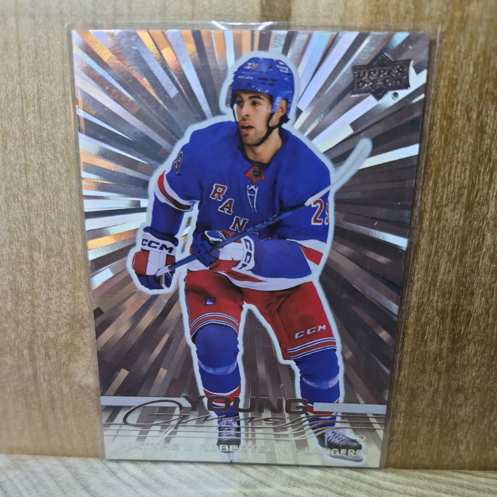 2025-26 Upper Deck Series 1 - Young Guns Matthew Robertson #239 Outburst (RC)