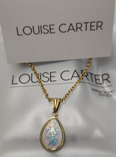 Louise Carter Gold Plated Ocean Drops Necklace17.5"+2"