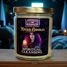 Wiccan Magic Spell Candle for SPIRITUAL CLEANSING AND RESETTING YOUR ENERGY