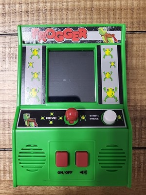 Frogger Retro Mini Arcade Handheld Game Konami -  Tested