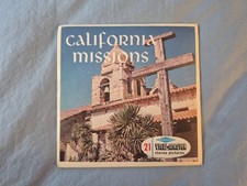 Vtg California Missions 1957 View-Master Packet Booklet Reels 190-ABC 3 Reels