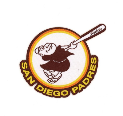 #ad San Diego Padres Retro Patch – Swinging Friar – Iron On Sew On Badge $5.95
