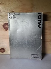 1978-79 Audi 5000 Type 43 Original Factory Service Manual Repair Shop