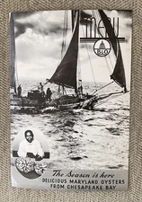 B&O RR(Baltimore and Ohio)”Marylander” Dinner Menu-*Train Discontinued In 1956*