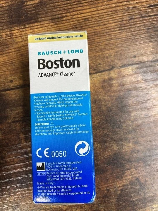Limpiador Bausch + Lomb Boston ADVANCE (PAQUETE DE 5) CADUCIDAD 26/02 Foto 2 de 3