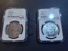 1886 O Morgan Silver dollar NGC AU details + BONUS 1883 O AU55