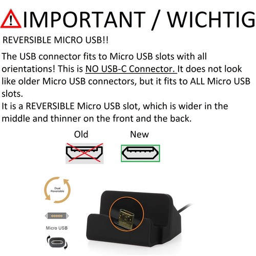 Chargeur d'accueil pour Sony Xperia Z2 Station de charge dock bureau Micro USB N - Photo 5/6