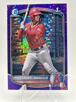 2025 1st Bowman Chrome /250 * Pulsar * Gabriel Davalillo Refractor 092/250