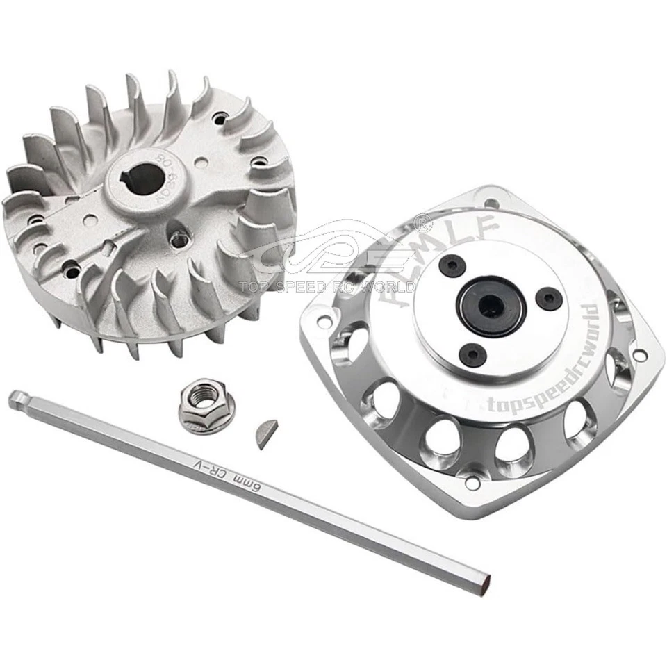 FLMLF Alloy CNC Roto Starter With flywheel Fit 23-35cc in US for 1/5 Rc HPI LOSI - Image 2 of 4