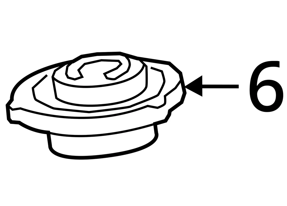 2019 BMW X5 G05 FRONT RIGHT STRUT SHOCK ABSORBER W/ ADAPTIVE 37106869020 - Image 4 of 4