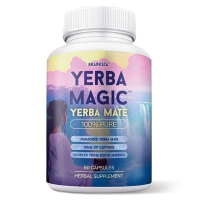 Yerba Magic Capsules   Pure Yerba Mate & 5-in-1 Superblend | Clean Natural Energ