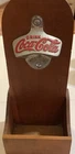 Vintage Coca Cola Bottle Wall Mount Opener Starr X Store Display Wood Box