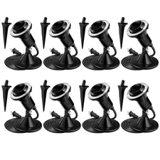 Christmas Spotlight Outdoor Floodlight Holder Plug in Fixture Stake 120 V Ul ...