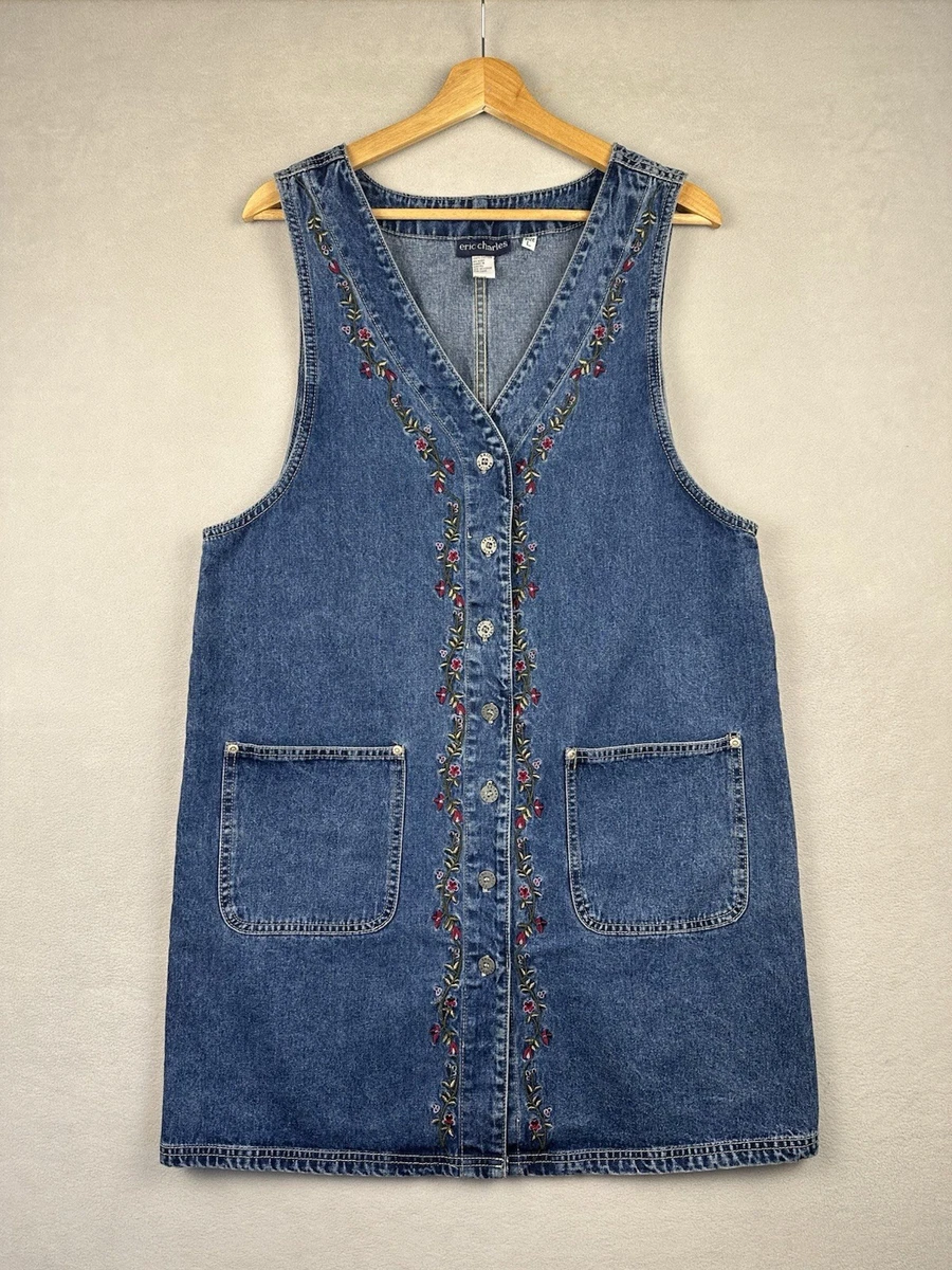 embroidered overall dress Cottagecore Embroidered Overall Dress– The Cottagecore main image 0