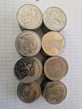 76 x 5 DM monety okolicznościowe 1979-1986, znalezisko na poddaszu, monety, 380 DM