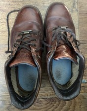 Mens Size 8.5 Rockport Brown Leather Boots. Could Do With New Laces. Been Worn .