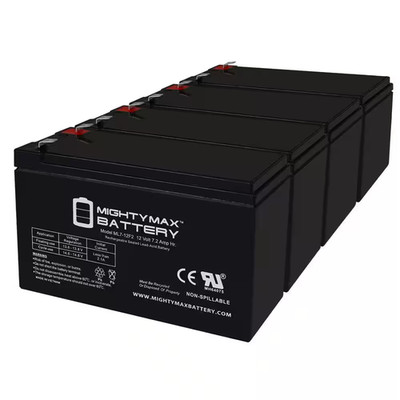 12-Volt 7Ah F2 Battery Replaces Texas Hunter 650Lb Trophy Deer Feeder-4 Pack