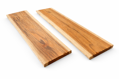 #ad Teak Wood Live Edge Slabs 1.25quot; X 11quot; x 48quot; DIY project Shelves $98.67