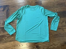 Lululemon Women's Swiftly Relaxed Fit Long Sleeve Amazon Green Size 12