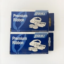 QUILL Universal Ribbons ELEC. Printing CALC. Black/Red Nylon 7-11309 X 2