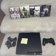 Sony PlayStation 3 Bundle PS3 CECH-2101A 120GB  TESTED - Clean - Free Shipping