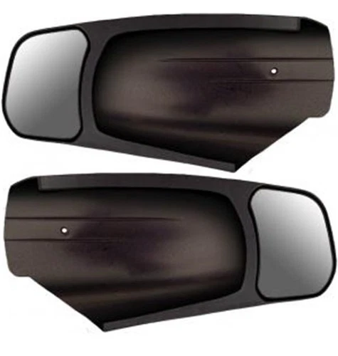 CIPA 10950 Chevrolet/GMC Custom Towing Mirror - Pair, Black 18 inches, 