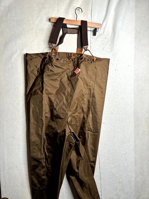 Red Ball Insulated Chest Wader Mens L Brown Waterproof Hunting Adjustable Strap