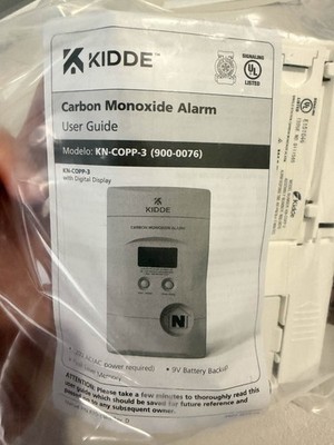 2 pack-Kidde  KN-COPP-3 Carbon Monoxide Detector Alarm Digital Display #900-0076