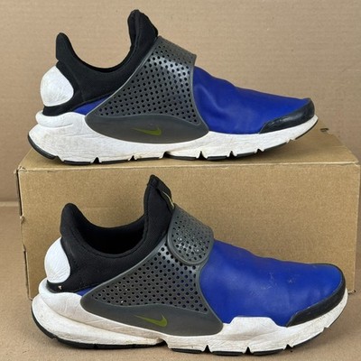 Nike Sock Dart Paramount Blue Electrolime Men s Size 10 911404-400 Black White