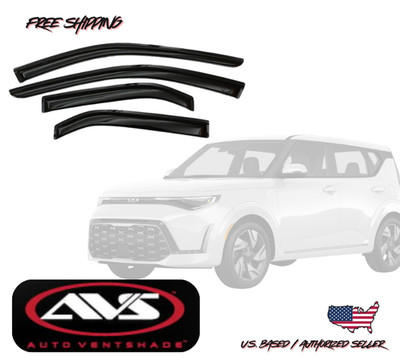 2020-2025 Kia Soul AVS Window Vent Visors Rain Guard Deflector 4PC.