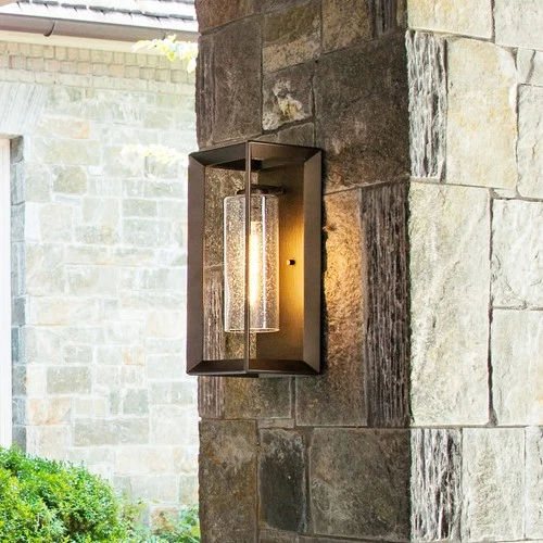 Hinkley Lighting 29302 Rhodes 17" Tall Open Air Outdoor Wall - Brushed Graphite - Picture 4 of 8